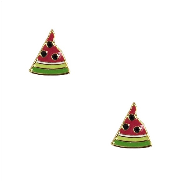 KATE SPADE Watermelon Slice Stud Earrings - Picture 2 of 4